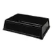 Lakeside 296 - Rectangular Plastic Bin, Black, 24" L x 12" W x 6" H, Fits 12" x 20" x 6" Pan 1 image