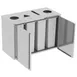Lakeside 3318 Waste & Recycle Station, 48-1/2"W X 23-1/4"D X 34-1/2"H 1 image