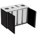 Lakeside 3318 Waste & Recycle Station, 48-1/2"W X 23-1/4"D X 34-1/2"H 3 image