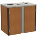 Lakeside 3415 Waste & Recycle Station, 37-1/2"W X 23-1/4"D X 34-1/2"H 1 image