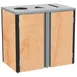 Lakeside 3415 Waste & Recycle Station, 37-1/2"W X 23-1/4"D X 34-1/2"H 4 image