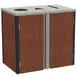 Lakeside 3415 Waste & Recycle Station, 37-1/2"W X 23-1/4"D X 34-1/2"H 5 image