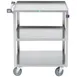 Lakeside 411 Stainless Steel 3 Shelf Utility Cart w/ 500 lbs Capacity 3 image