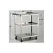 Lakeside 411 Stainless Steel 3 Shelf Utility Cart w/ 500 lbs Capacity 4 image