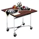 Lakeside 413 Room Service Table, Drop-Leaf, Square Top, Plastic Laminated Top, 36" x 36" x 30"H 4 image