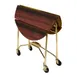 Lakeside 415 Room Service Table, Folding, Round Top, Plastic Laminated Top, 40" Diameter 1 image