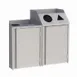 Lakeside 4312 Waste & Recycle Station, 26-1/2"W X 23-1/4"D X 45-1/2"H 1 image