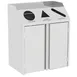 Lakeside 4315 Waste & Recycle Station, 37-1/2"W X 23-1/4"D X 45-1/2"H 1 image