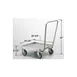 Lakeside 452 Stainless Steel Glass Rack Dolly, 400 lb, Silver, Push Handle, 5" Swivel Casters 4 image