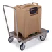 Lakeside 454 Stainless Steel Platform Truck, 20x30, 650 lb, Single Handle, Swivel Casters 1 image