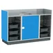 Lakeside 4618 Mobile Bussing Station, 70"W, Stainless Steel, Plastic Laminate Finish, 5" Swivel Wheels 5 image