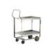 Lakeside 4743 38" Handler™ Stainless Steel 2-Shelf Heavy Duty Utility Cart w/ 700 lb Capacity 3 image