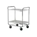 Lakeside 492 Stainless Steel 2-Shelf Tubular Utility Cart - 36" x 23" x 40-1/8" 3 image
