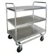 Lakeside 4944 39" Handler™ 3-Shelf Stainless Steel Tough Transport Utility Cart  1 image