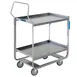 Lakeside 4959 55" Handler™ 3-Shelf Stainless Steel Tough Transport Utility Cart  1 image