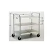 Lakeside 499 Stainless Steel 3-Shelf Chrome Plated Utility Cart - 36" x 23" x 37" 4 image