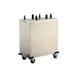 Lakeside 5208 Mobile Enclosed 2-Stack Dish Dispenser w/ 8-1/8" Dia. Dish Size, Unheated 3 image