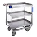 Lakeside 522 NSF Stainless Steel 3 Shelf Utility Cart - 700 lb. Capacity 1 image