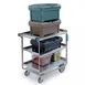 Lakeside 522 NSF Stainless Steel 3 Shelf Utility Cart - 700 lb. Capacity 3 image