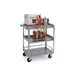 Lakeside 526 31" 3-Shelf Stainless Steel Medium Duty Guard Rail Utility Cart 4 image