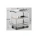 Lakeside 526 31" 3-Shelf Stainless Steel Medium Duty Guard Rail Utility Cart 5 image