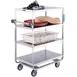 Lakeside 548 Stainless Steel 4-Shelf Open Tray Truck w/ 7" Clearance 1 image