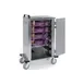 Lakeside 5500 Stainless Steel 6 Tray Enclosed Meal Delivery Cart w/ 1 Door, 1 Compartment 3 image