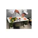 Lakeside 555 Chef Cutting Board Riser, 24½" Long, Steel Silver, 20‑29×5‑8×10‑19" Lift Handle 4 image