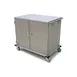 Lakeside 5624 Low Profile 24 Tray Elite Series Enclosed Meal Delivery Cart w/ 2 Compartments 1 image