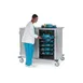 Lakeside 5624 Low Profile 24 Tray Elite Series Enclosed Meal Delivery Cart w/ 2 Compartments 3 image