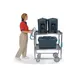 Lakeside 5910 35" Ergo-One® Heavy Duty Stainless Steel 2 Shelf Utility Cart - 700 lb. Capacity 3 image