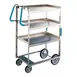 Lakeside 5925 41" Ergo-One® Heavy Duty Stainless Steel 3 Shelf Utility Cart - 700 lb. Capacity 1 image