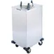 Lakeside 6111 Stainless Steel Enclosed Heated 1 Stack Plate Dispenser for 10 1/4" to 11" Plates 1 image