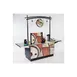 Lakeside 6120 Mobile Stainless Steel Coffee Kiosk w/ (2) 18" Dropleaves, Purple Laminate Finish 3 image