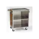 Lakeside 622 30" Stainless Steel 3 Shelf Bus Cart w/ Enclosed Back & Sides 5 image
