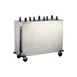 Lakeside 6309 Mobile Enclosed 3-Stack Dish Dispenser w/ 9-1/8" Dia. Dish Size, Heated 3 image