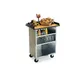 Lakeside 636 Beverage Service Cart w/ Stainless Steel Base & Interior, Laminated Top 5 image