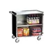Lakeside 644 3 Shelves Stainless Steel Enclosed Bus Cart - 500 lbs. Capacity 3 image