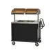 Lakeside 667 Stainless Steel Breakfast Cart with Overhead Shelf & Insulated Ice Bin  1 image