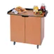 Lakeside 67105 Enclosed Breakout Dining Station with 1 Fixed Shelf, 2 Hinged Doors 1 image