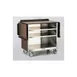 Lakeside 675 Stainless Steel Drop-Leaf Beverage Service Cart w/ 3 Shelves - 24" x 44 5/16" x 38 5/16" 3 image