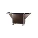 Lakeside 675 Stainless Steel Drop-Leaf Beverage Service Cart w/ 3 Shelves - 24" x 44 5/16" x 38 5/16" 4 image