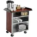 Lakeside 678 Stainless Steel Beverage Service Cart w/ 3 Shelves - 24" x 40 3/4" x 38 5/16" 1 image