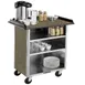 Lakeside 678 Stainless Steel Beverage Service Cart w/ 3 Shelves - 24" x 40 3/4" x 38 5/16" 3 image