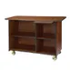 Lakeside 68112 Breakout Dining Station w/ Top Right Compartment, 1 Pull-Out Shelf, Adjustable Shelves 1 image