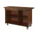 Lakeside 68115 Breakout Dining Station w/ Top Left and Right Compartments, 1 Drawer, 1 Pull-Out Shelf, Adjustable Shelves 1 image