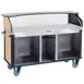 Lakeside 682-10 Stainless Steel Serv'n Express Mobile Vending Kiosk w/ 3 Compartments 1 image