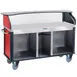 Lakeside 682-10 Stainless Steel Serv'n Express Mobile Vending Kiosk w/ 3 Compartments 4 image