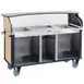 Lakeside 682-20 Stainless Steel Serv'n Express Mobile Vending Kiosk w/ 3 Compartments 1 image