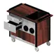 Lakeside 690-10 Food Cart w/ Drawers, Stainless Steel Storage Compartment with Sliding Doors 1 image